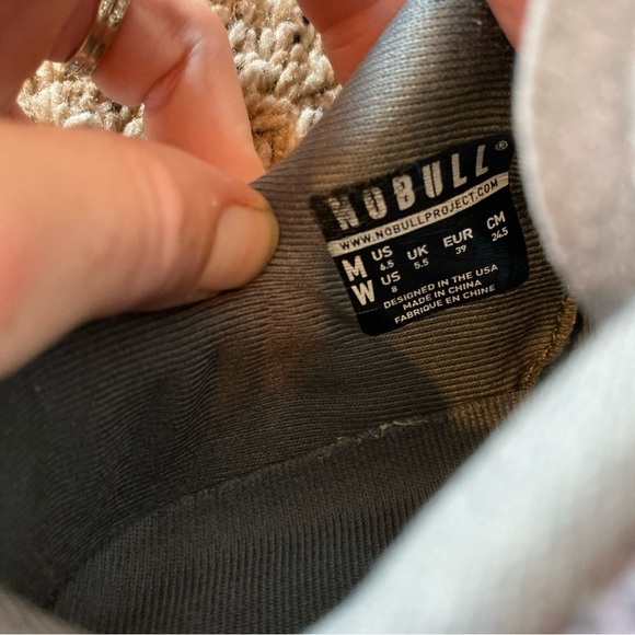 NoBull Grey Superfabric Trainer Athletic Shoes Lifting Mens 6.5 Women’s 8 - Picture 3 of 6